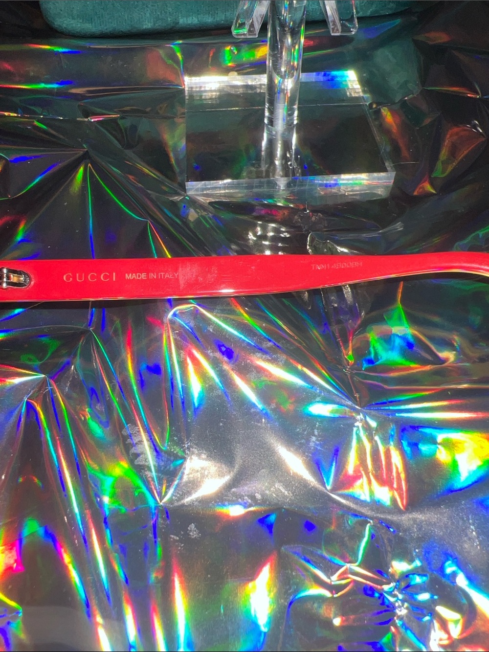 Gucci Multicolor Aviator Sunglasses - Blue/Red/Geeen/Yellow Size 57-14-145 - Picture 5 of 7